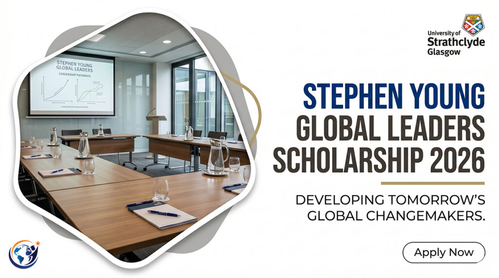 Stephen Young Global Leaders Scholarship 2026 recruitment banner.